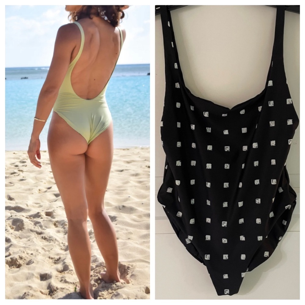 Stone Fox Swim Black One Piece